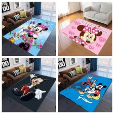Kids 3D Mickey Mouse Carpet Doormat Indoor Rug Living room Bedroom Floor Mat New
