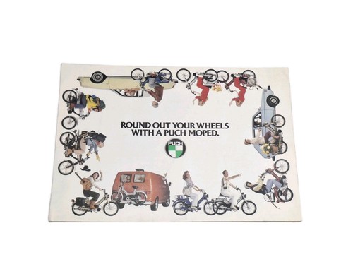 Puch moped foldout brochure - moped,