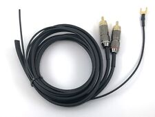 Thorens phono rca cable with ground, ground wire replacement turntable 130 cm