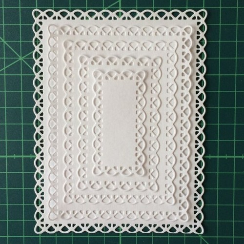 Nested stitch scallop laced - scallop,