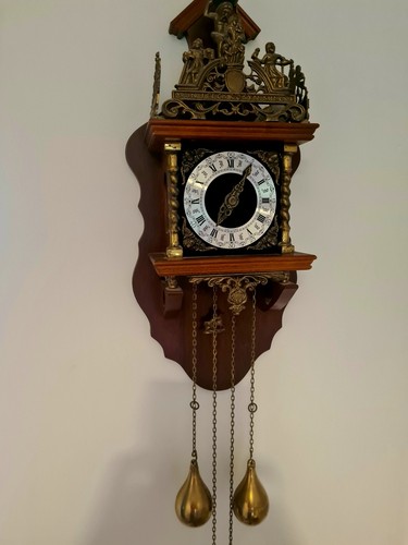 Vintage dutch style wall clock - vintage,