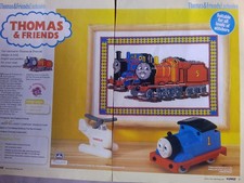 Thomas the Tank Engine & James the Red Engine cross stitch chart