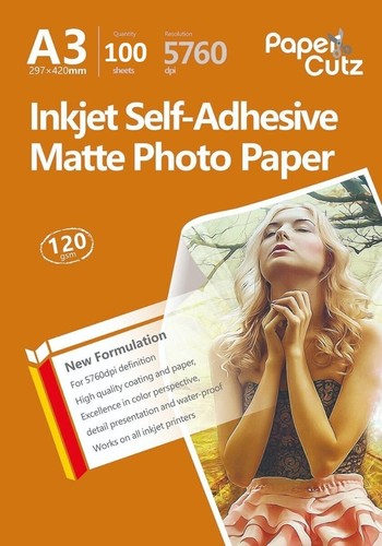 Matte self adhesive photo - self,