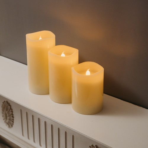Piece flameless pillar - flameless,