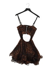 Unif Mini Dress M in Brown