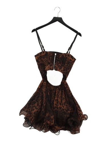 Unif mini dress brown - unif,