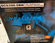 JBL Cinema Surround System ScS200.5 Black Active Subwoofer - New! Original Box!