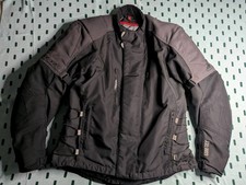 Hein Gericke Gore-Tex Motorcycle Jacket Size XL Black With Armour Goretex GTX 
