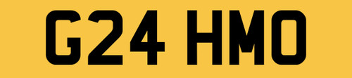 Graham number plate g24 hmo - g24,