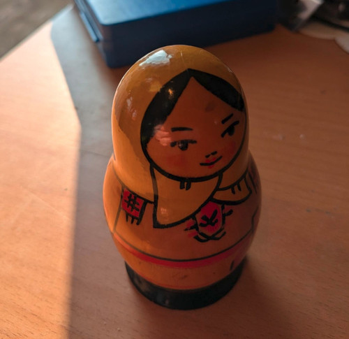 Hand painted vintage russian - painted,