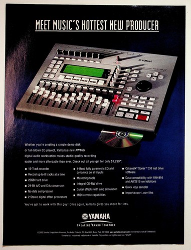 2002 yamaha aw16g digital - 2002,