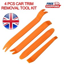 4 PCS CAR TRIM REMOVAL TOOL KIT PANEL DOOR PRY DASH INTERIOR CLIP SET PLASTIC
