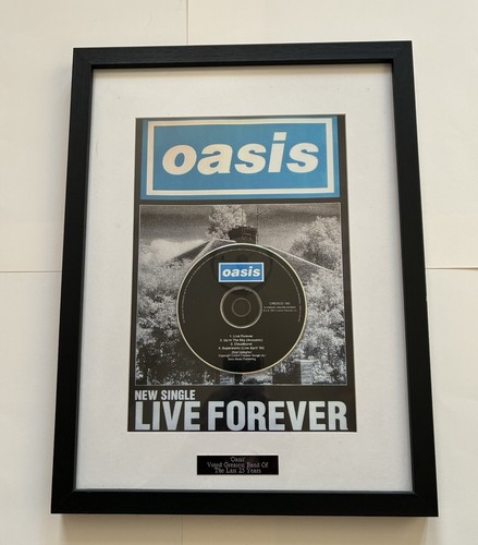 Oasis live forever framed - oasis, cd