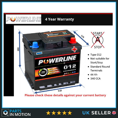 Car battery 012 powerline - 012,