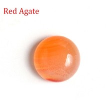 6/8/10mm Round Gemstone Flat Back Natural Stone Dome Cabochon Jewellery DIY