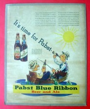 Vintage 1935 Pabst Blue Ribbon