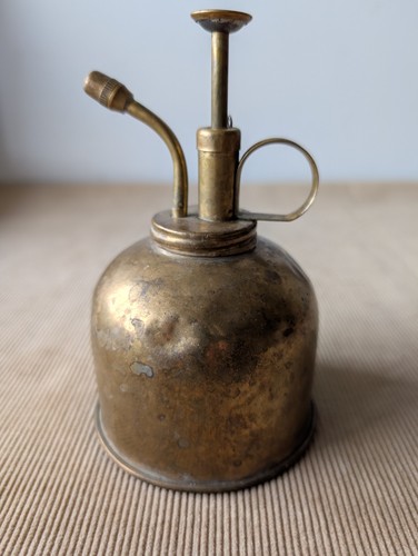 Vintage brass hand pump - vintage,