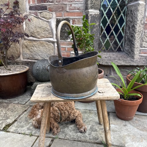 Vintage brass coal - vintage,