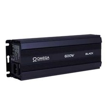 Omega black 600w dimmable - black,