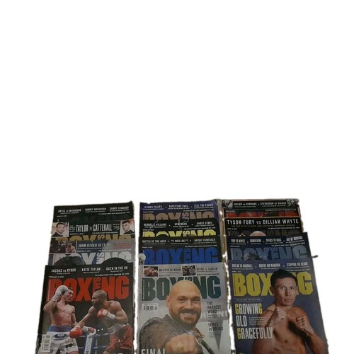 Boxing news magazines x12 - news,