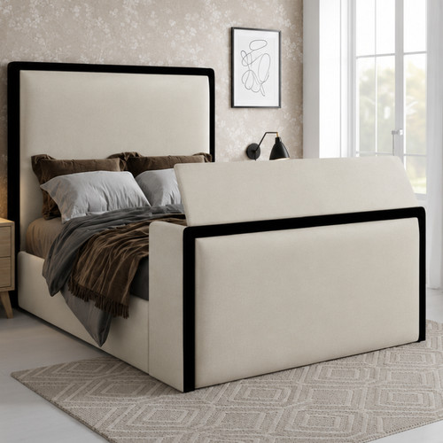 Pipping bed frame plush - tv,
