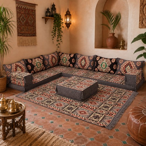 Arabic majlis corner sofa set - corner,
