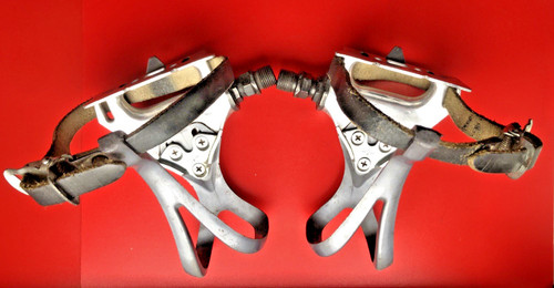 Vintage shimano pedals with - vintage,