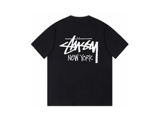 Stussy tee city NEW YORK Black