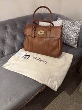 Mulberry Bayswater Satchel Veg Tanned Leather Oak Grain Excellent Condition