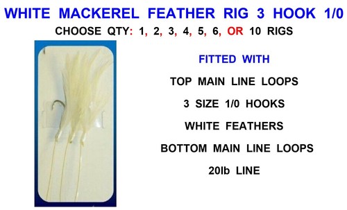 White feather rig - feather,