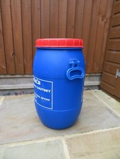 Plastic Barrel Red Screw Top