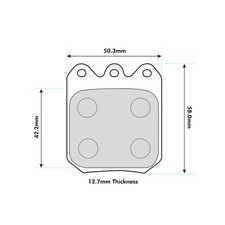 Ferodo DS3000 Brake Pads To