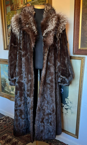 Genuine mink fur coat - genuine, 2