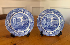 2 Copeland Spode Italian Blue