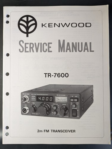 Original kenwood 7600 - kenwood, tr-7600