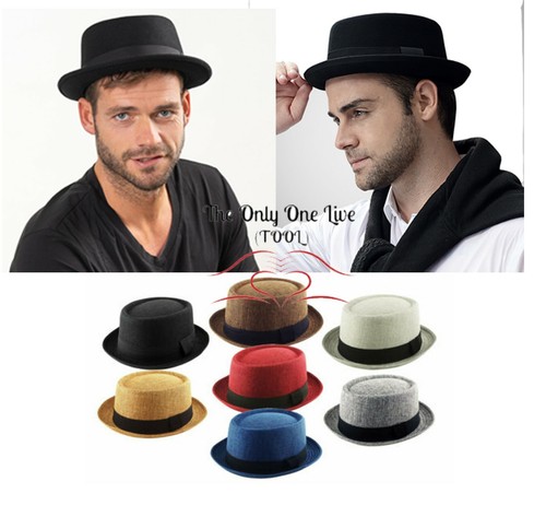 Mens pork pie hat classic - mens,