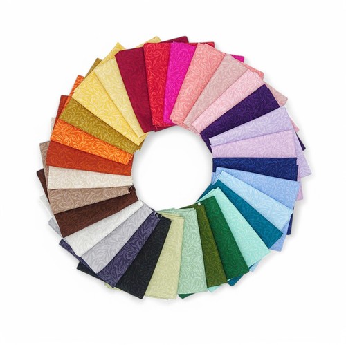 Leaf cotton fabric - cotton, willow