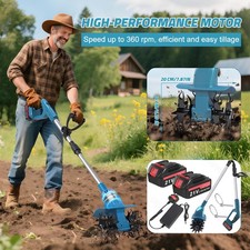 Cordless Tiller Garden Power
