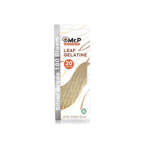 Beef gelatine leaves 50g - 20,