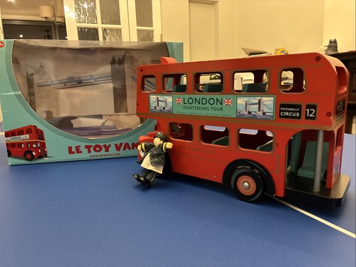 Toy van wooden london - le,