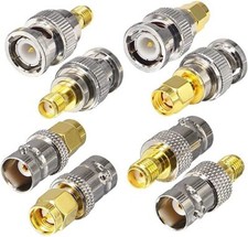 BNC to SMA, BNC, male female Converter Coupler Adapter Radio Coax Connector CCTV