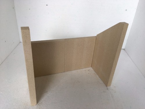 Sides rear stove - bricks, to
