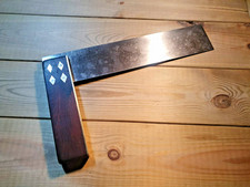 Vintage Large Rosewood & Brass