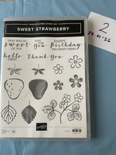 Stampin Up Strawberry Stamp