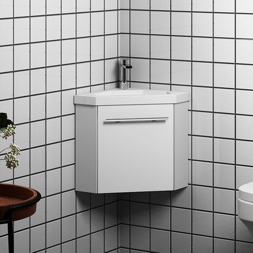 Cloakroom corner vanity - cloakroom, unit