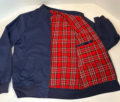 Blue harrington style bomber - harrington,