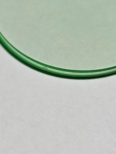 ROLEX MILGAUSS GREEN SAPPHIRE CRYSTAL GLASS FOR 116400GV ONLY 03 SMALL CHIP