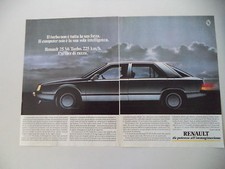 advertising Advertising 1986 Renault 25 V6 Turbo