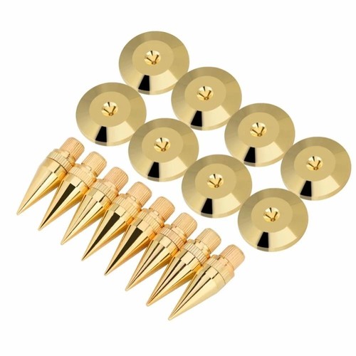Gold speaker spikes - gold, copper
