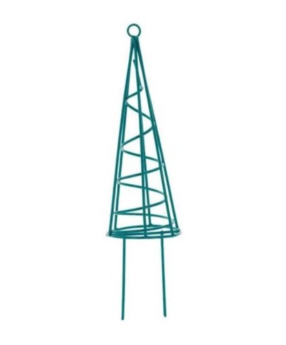 Turquoise cone topiary frame - cone,